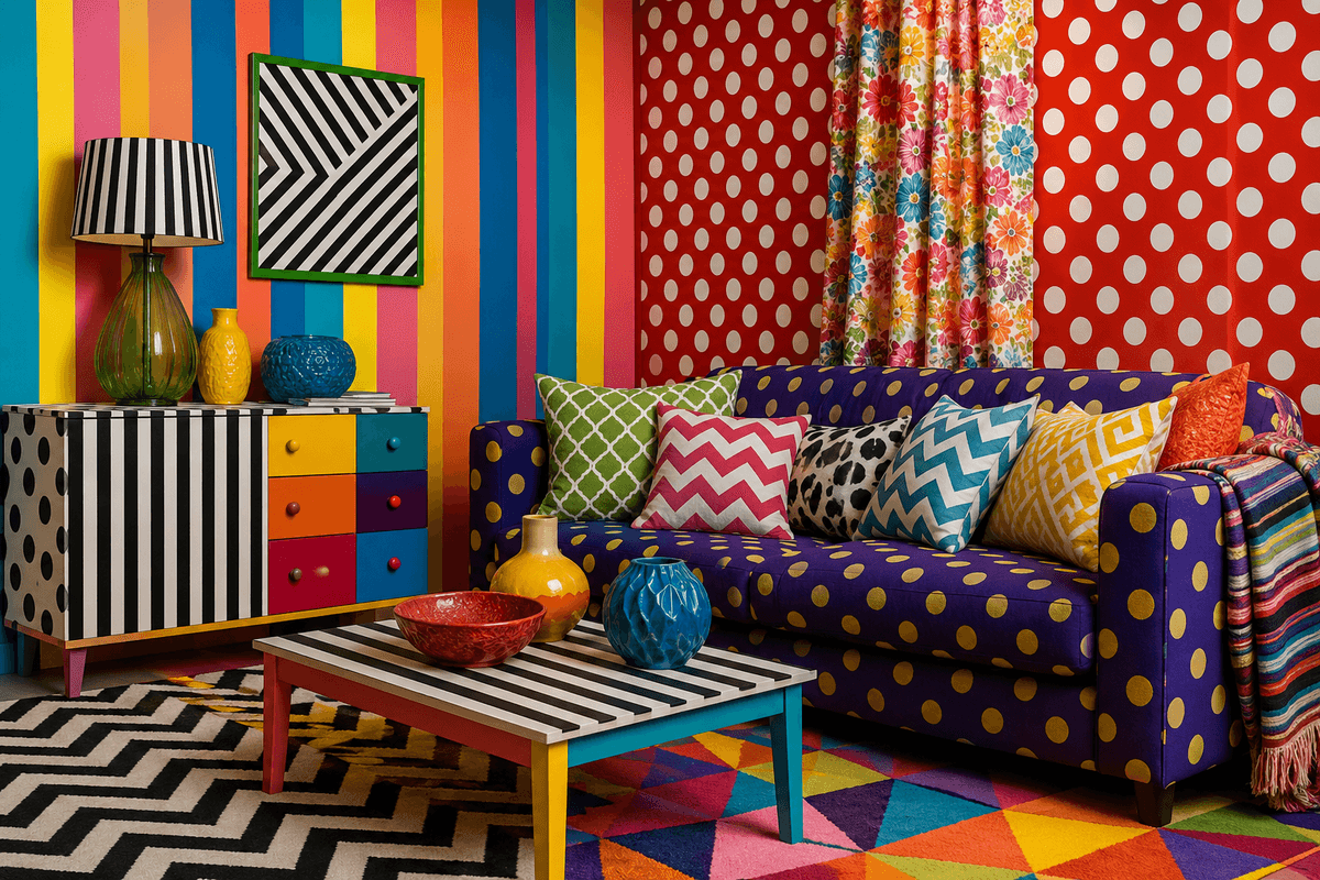 Color and Pattern Blunders in room
