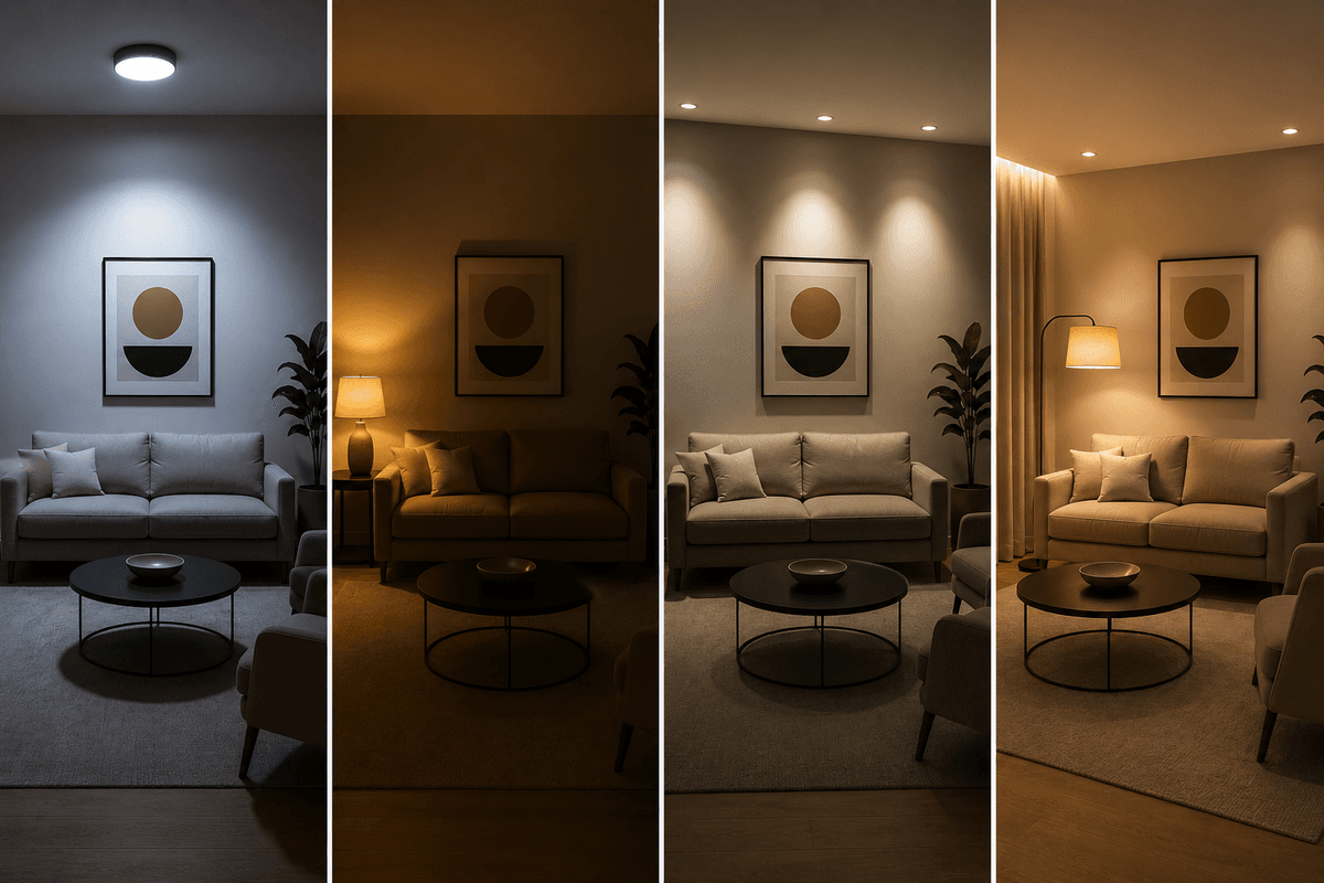 Lighting Choices in room
