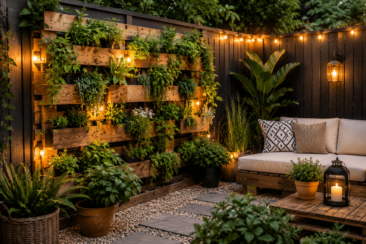 vertical garden wall design