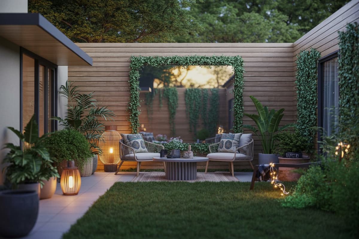 outdoor dining nook