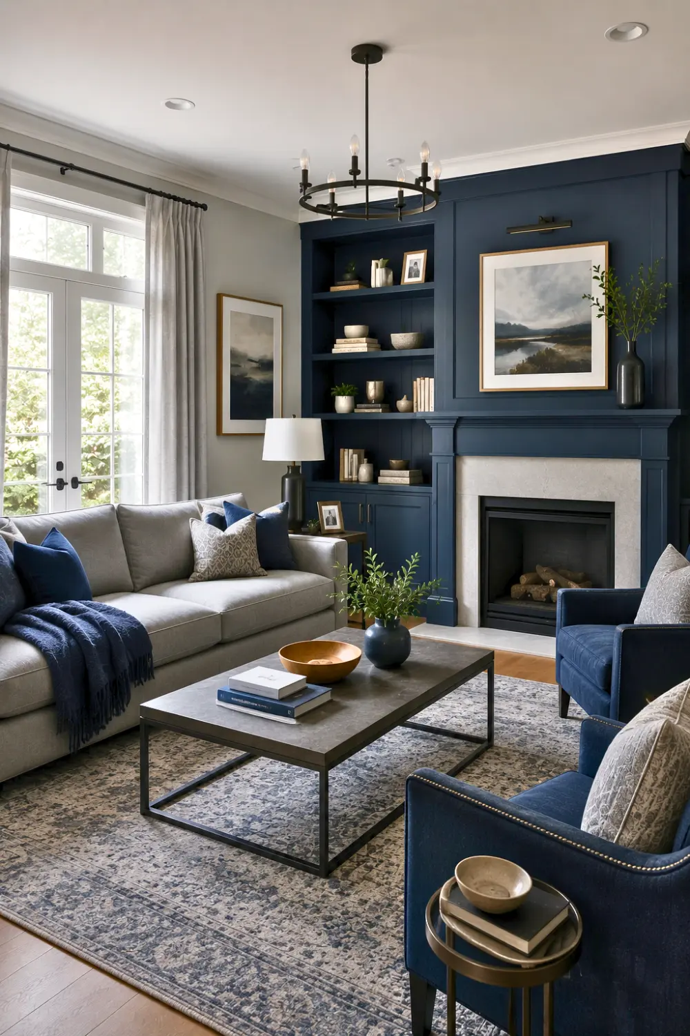 navy blue gray living room color palette (2)