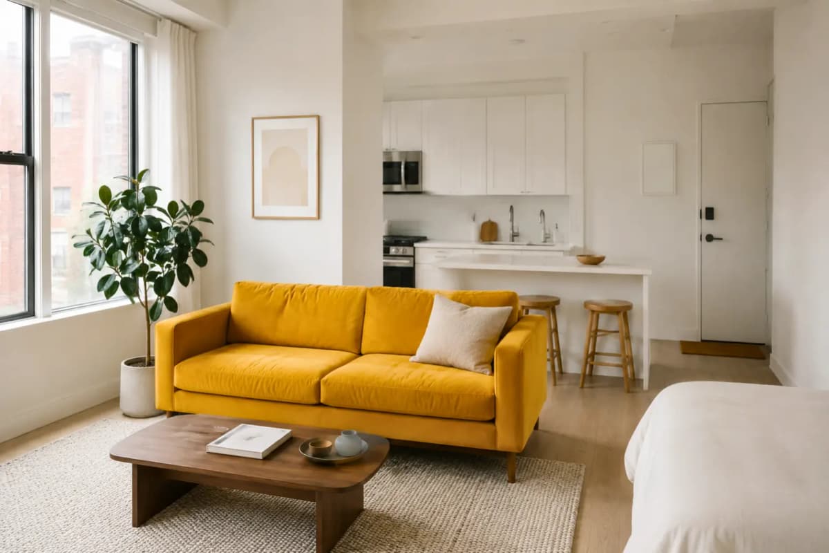 Dopamine Decor Minimalist Living Room Ideas