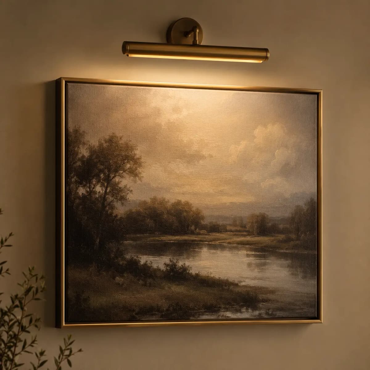 wall art picture light warm glow
