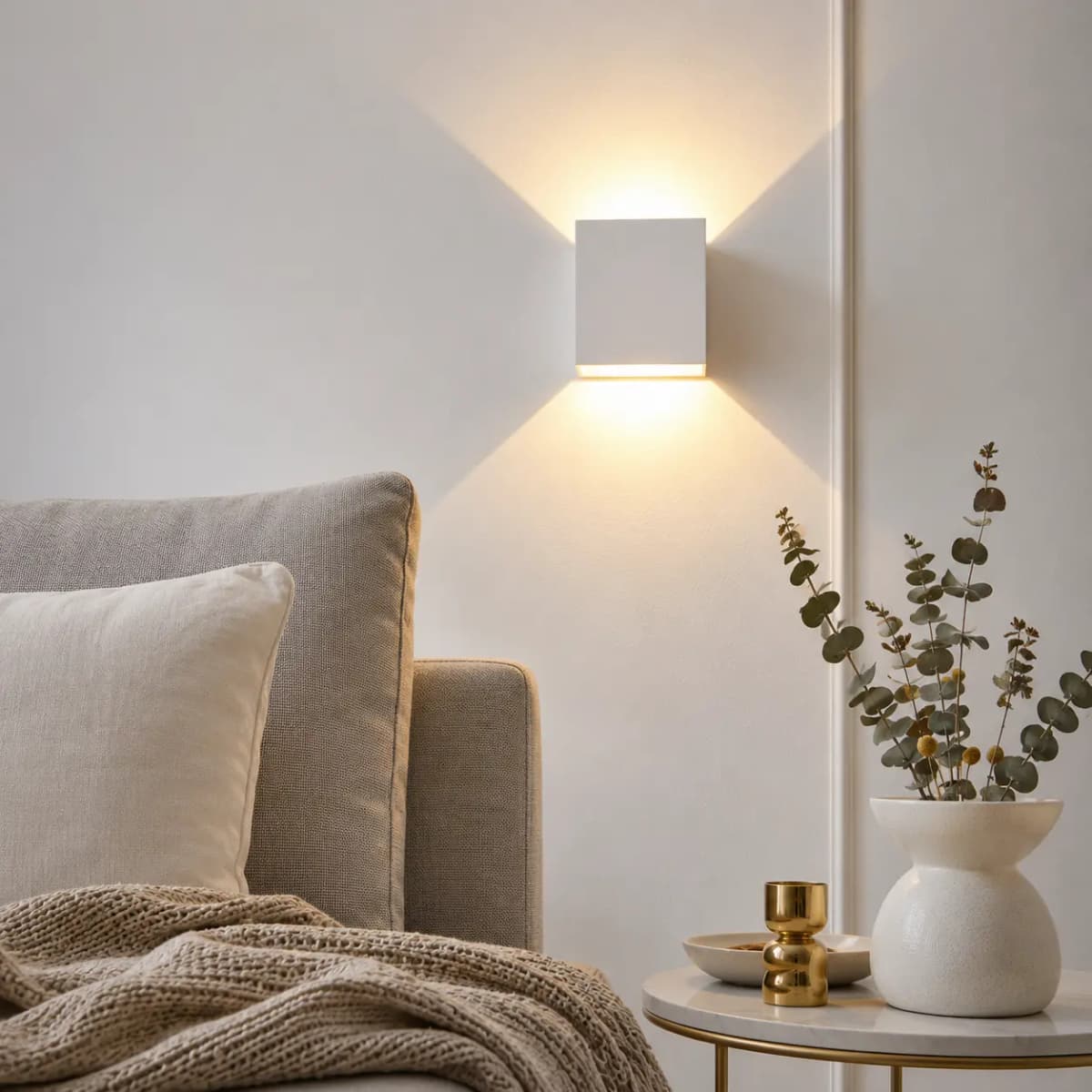 Picture light or plug-in wall sconce