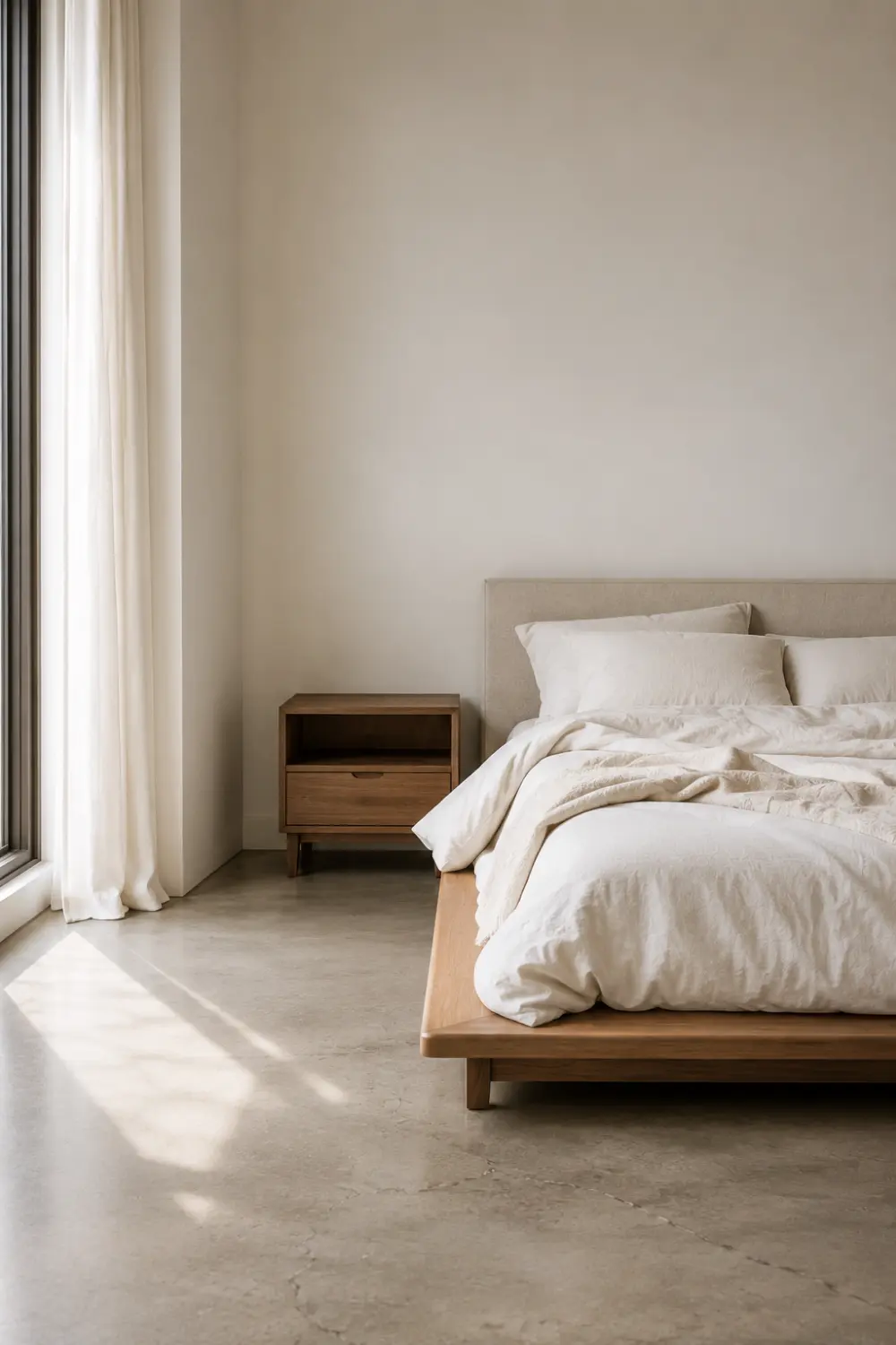 minimalist home decor style bedroom