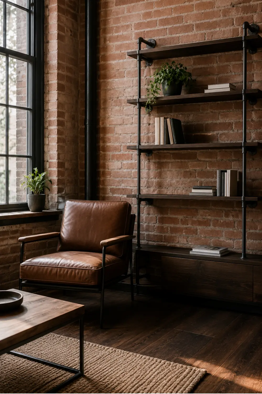 industrial home decor style loft