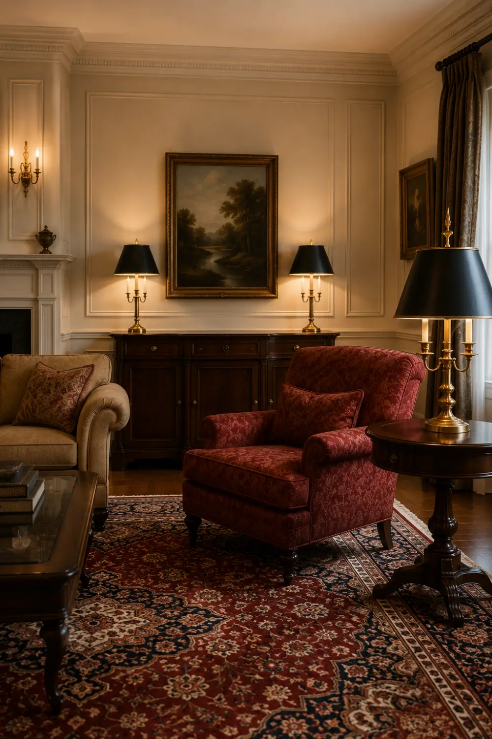 traditional home decor style living room