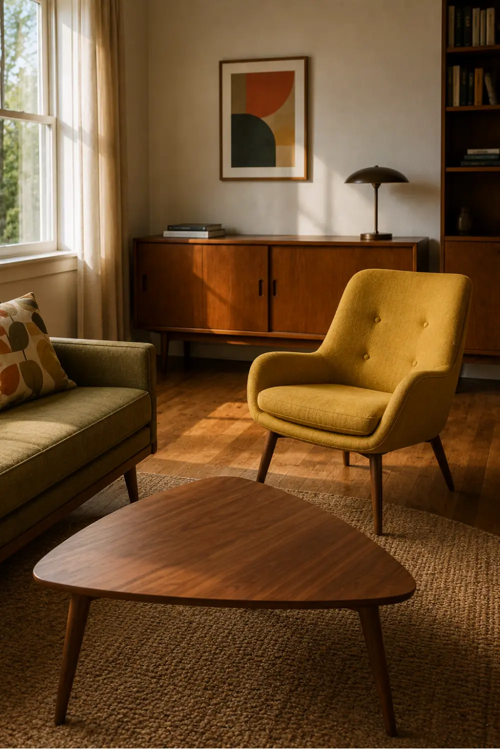 mid century modern home decor style