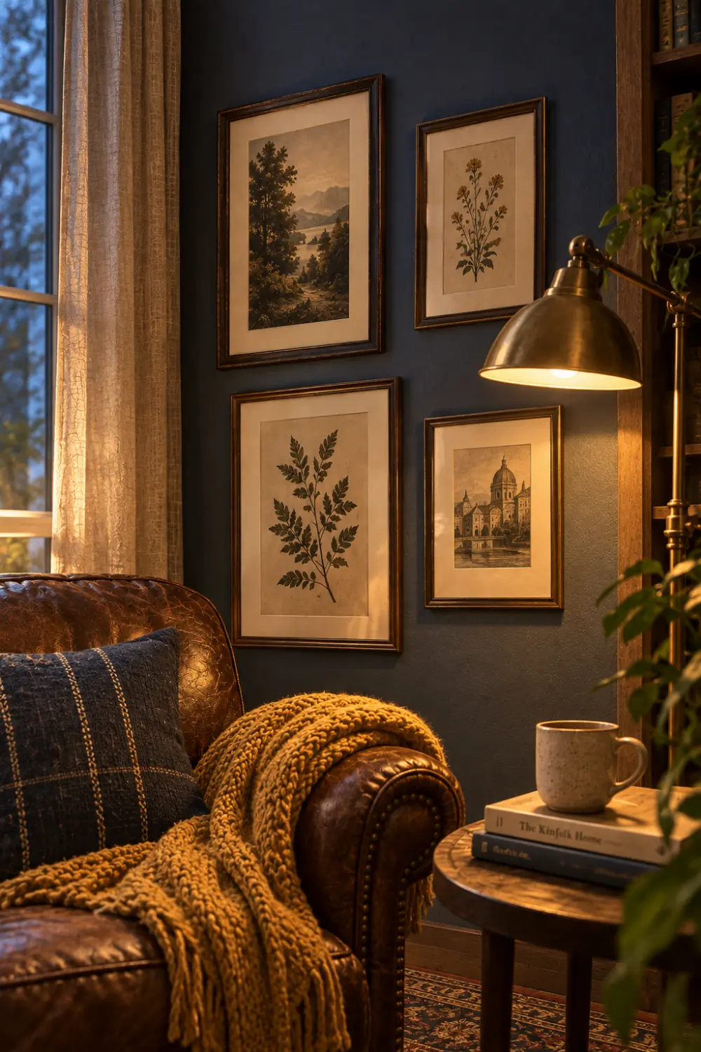 reading nook corner wall gallery