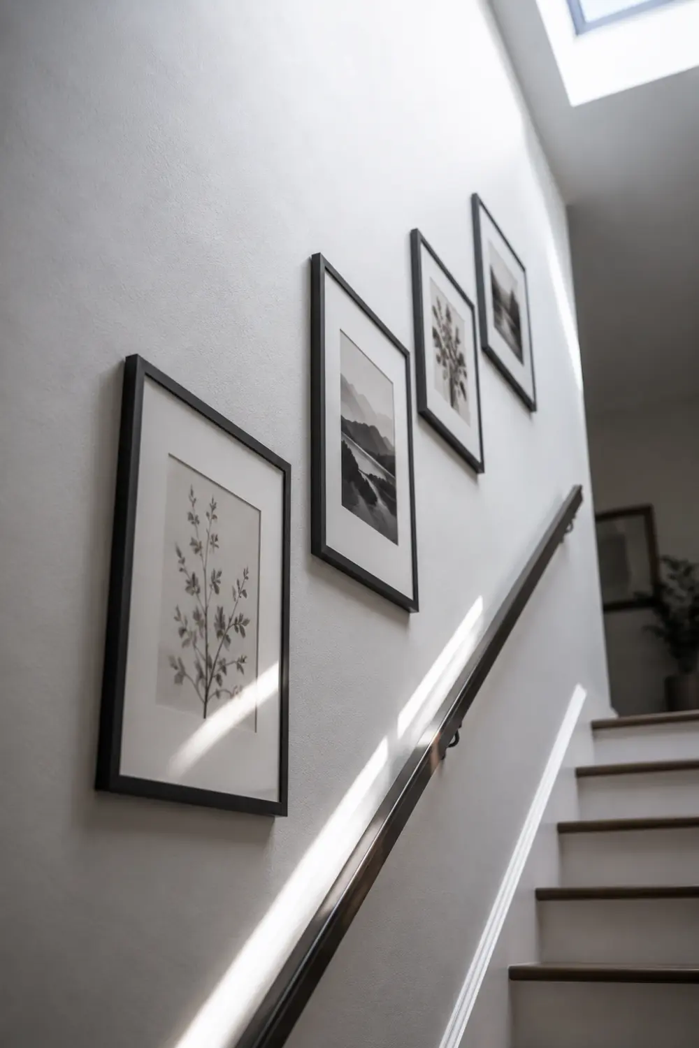 staircase corner wall gallery