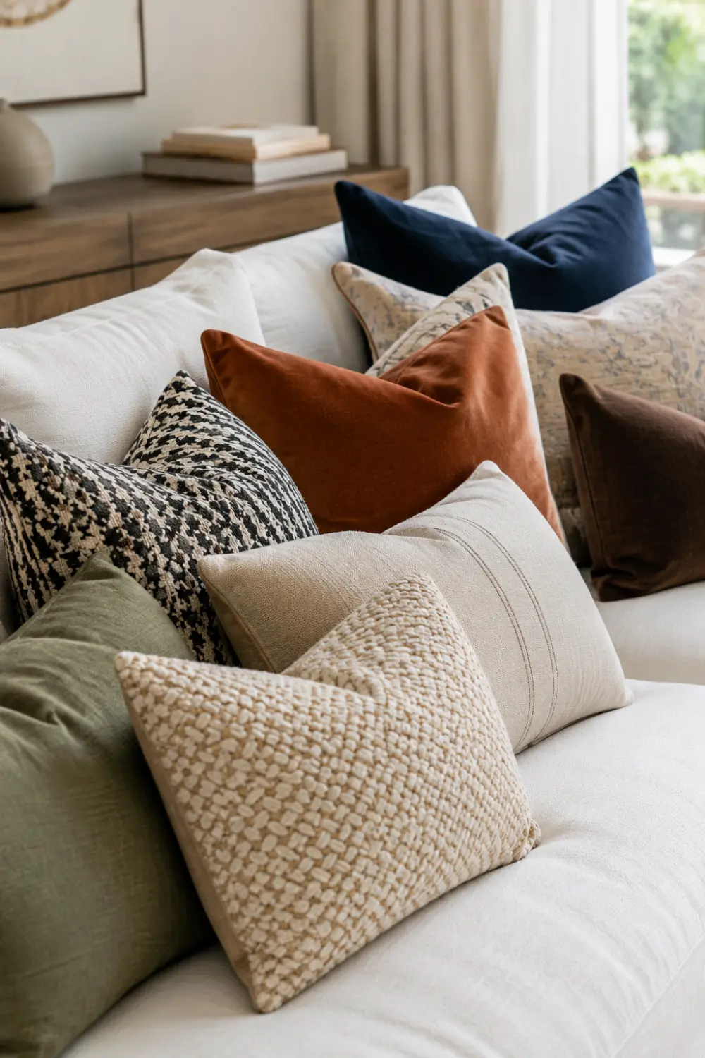 white couch pillow color ideas