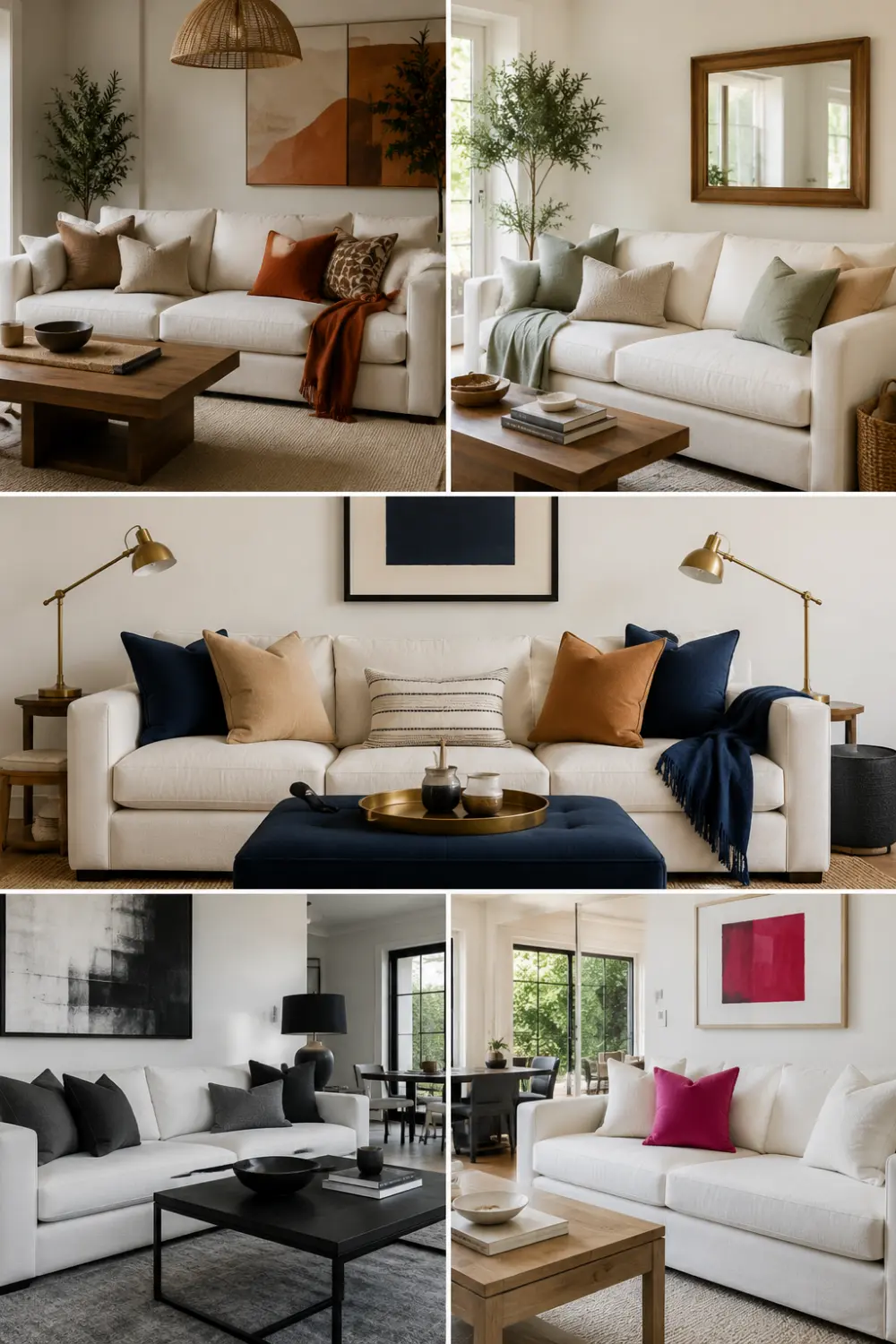 white couch color palettes