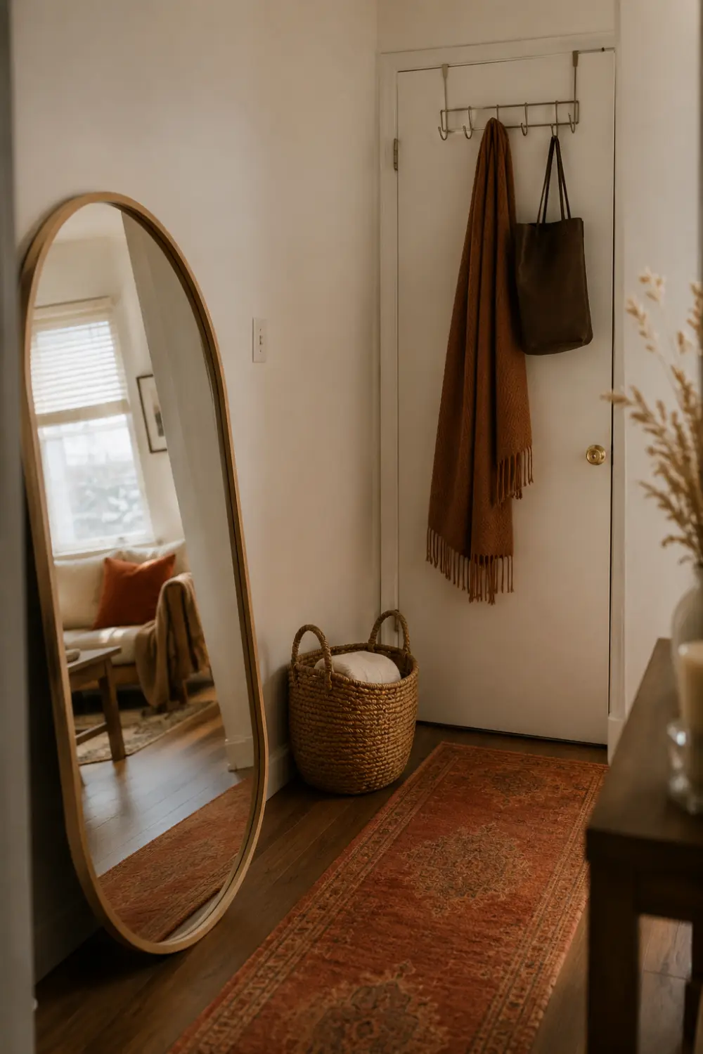renter friendly fall entryway ideas