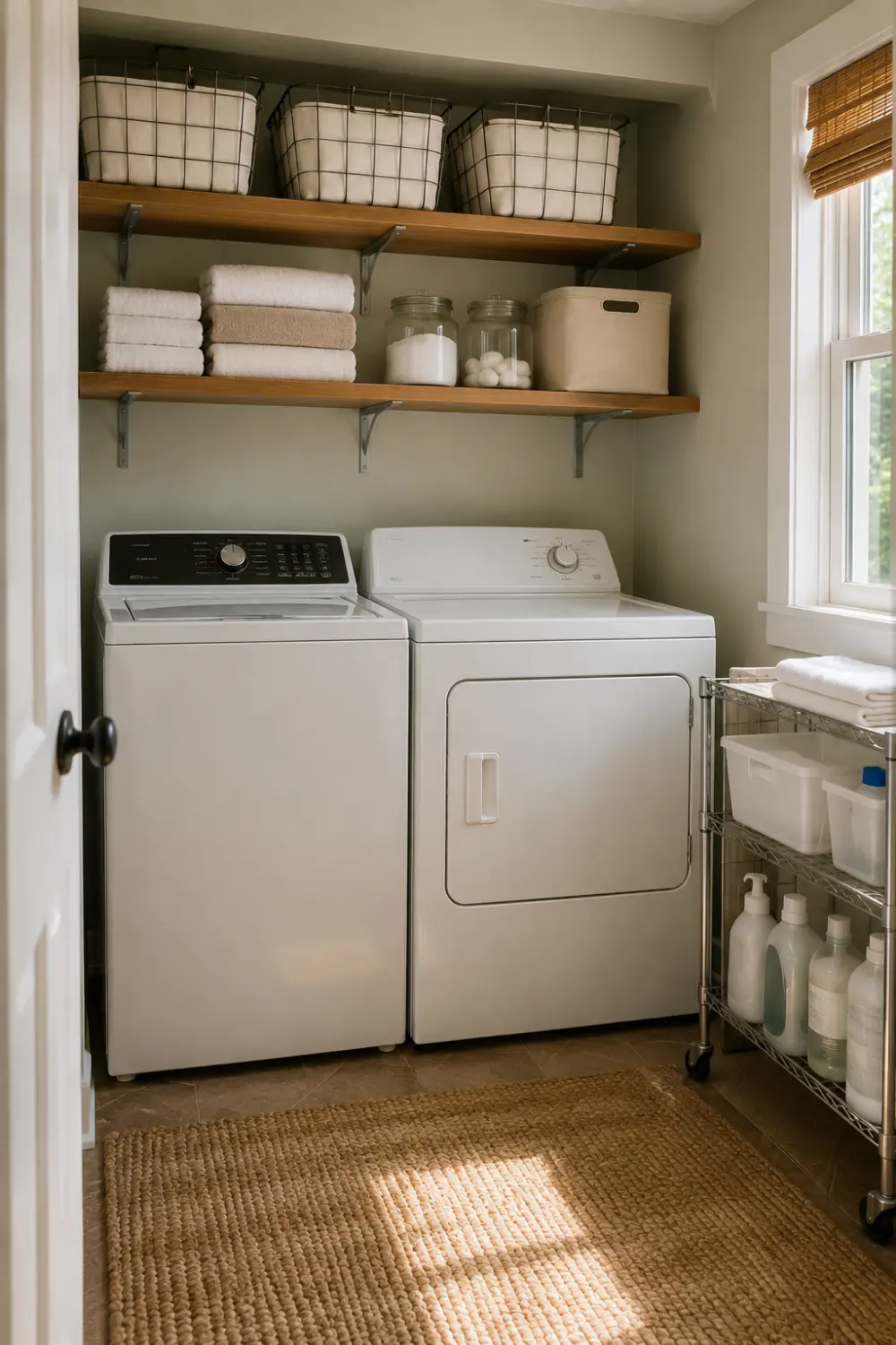 Laundry Room Organization / Small Space Storage